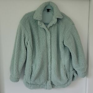 Forever 21. Light Soft Mint Comfy Jacket. Size S NEW